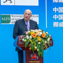 In Beijing welfare development was first on the agenda. King Harald opened the Sino-Norwegian Symposium for Social Disciplines at the Chinese Academy of Social Sciences in Beijing. Photo: Heiko Junge / NTB scanpix